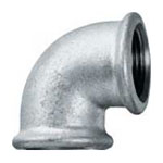 Galvanised Malleable 90D F x F Elbow 2 1/2"